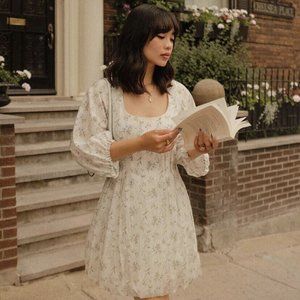 H&M x Brock Collection Lyocell Floral Dress